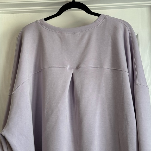 SPANX AirEssentials Crew Neck Top Lilac Color - Picture 9 of 11